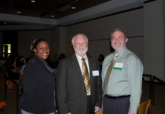 From left to right, Deidra Byas, Mississippi Counseling Association (MCA) president-elect, Dr. Don W. Locke, American Counseling Association (ACA) president-elect, and Dr. George Beals, Delta State University Counselor Education Program Coordinator
